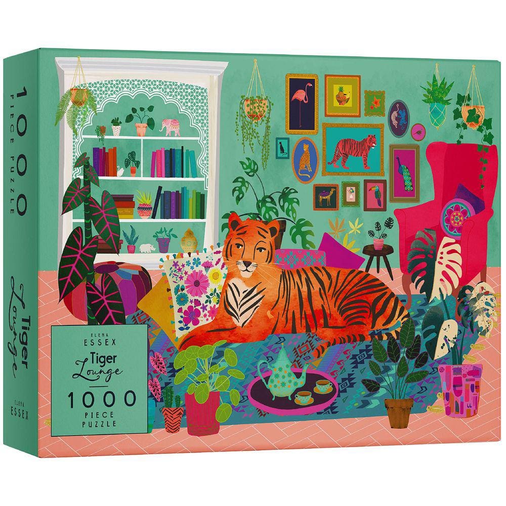 Puzzle Elena Essex Tiger Lounge 1000 peças para adultos