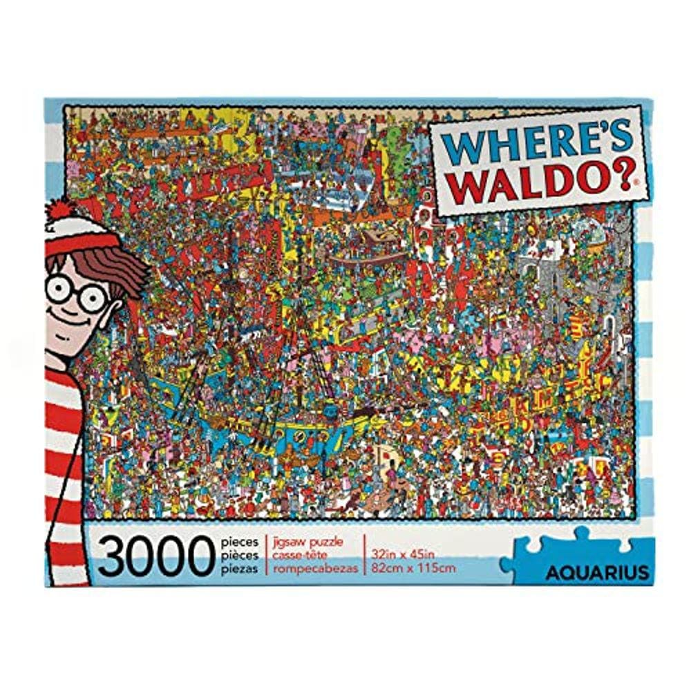 Quebra-cabeça Aquarius Where`s Waldo 3000 peças