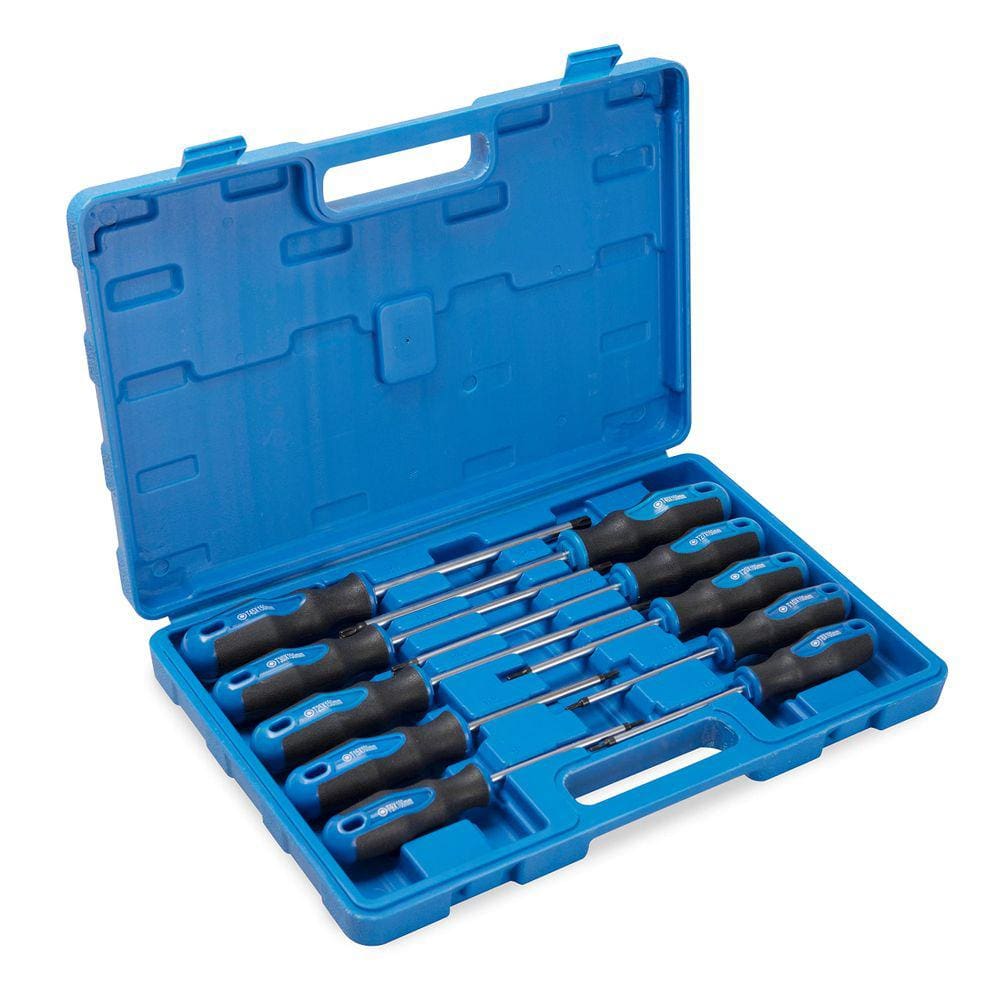 Conjunto de chaves de fenda Torx ROTATION de 10 peças T8-T45