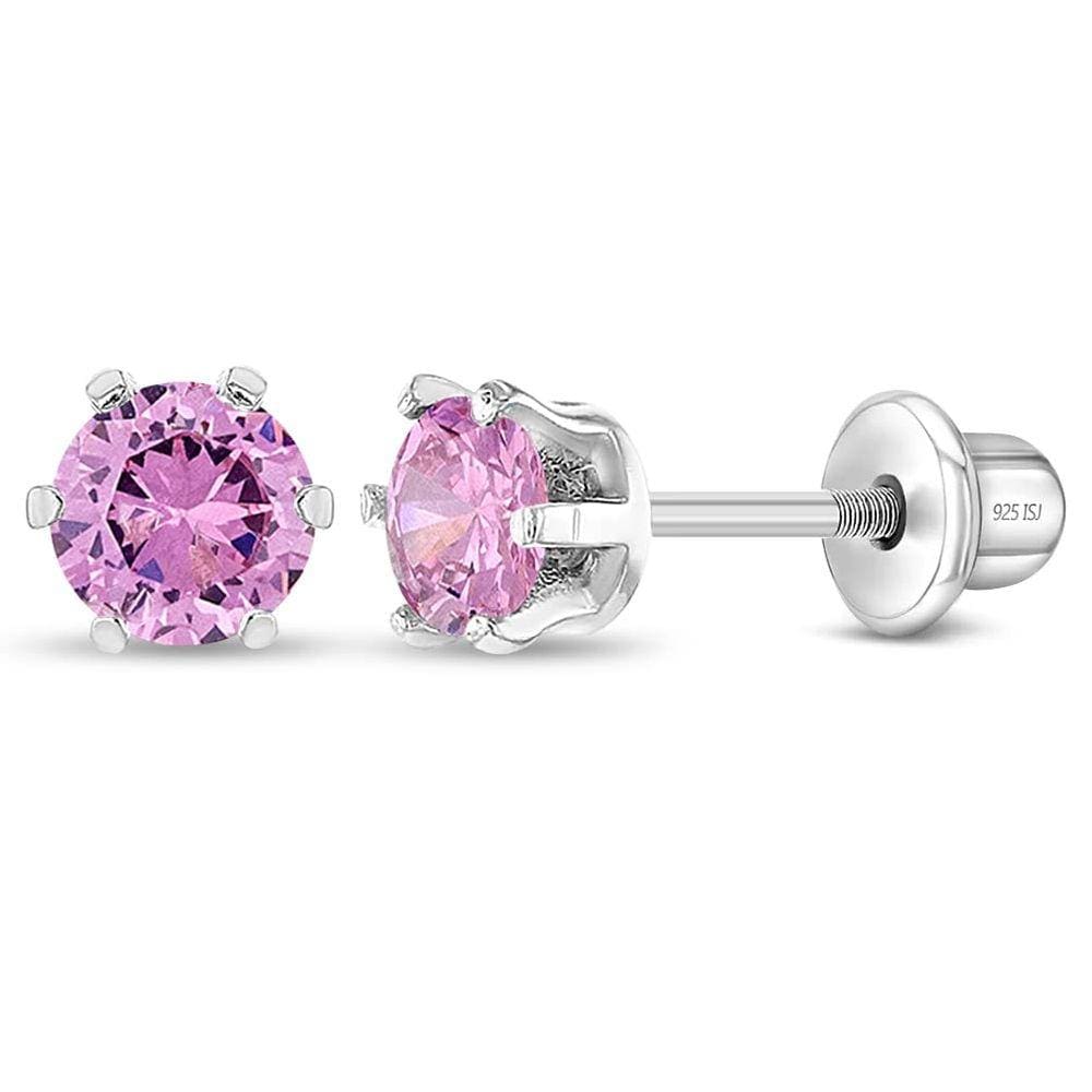 Brincos Stud In Season Jewelry em prata esterlina 925 rosa C