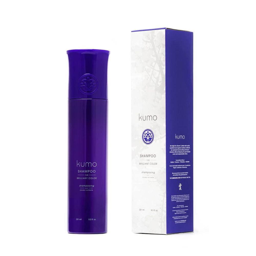 Shampoo Kumo Brilliant Color Sulfate Free para cabelos cache