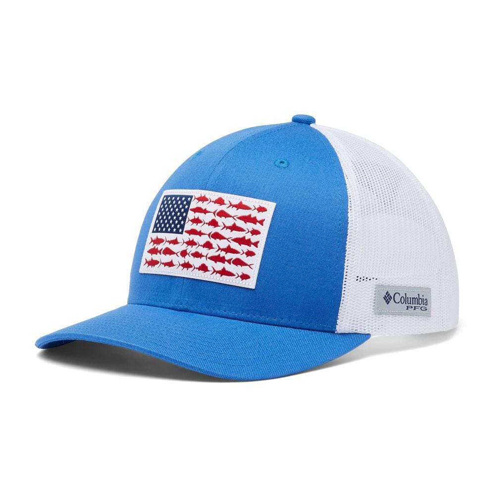 Chapéu de pesca Columbia PFG Fish Flag Snapback Ball Cap uni