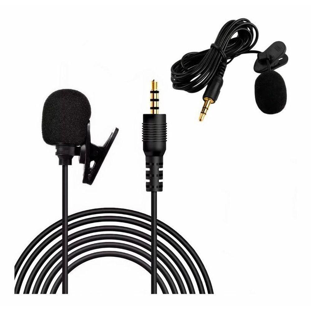 Microfone De Lapela Com Presilha Para Camisas