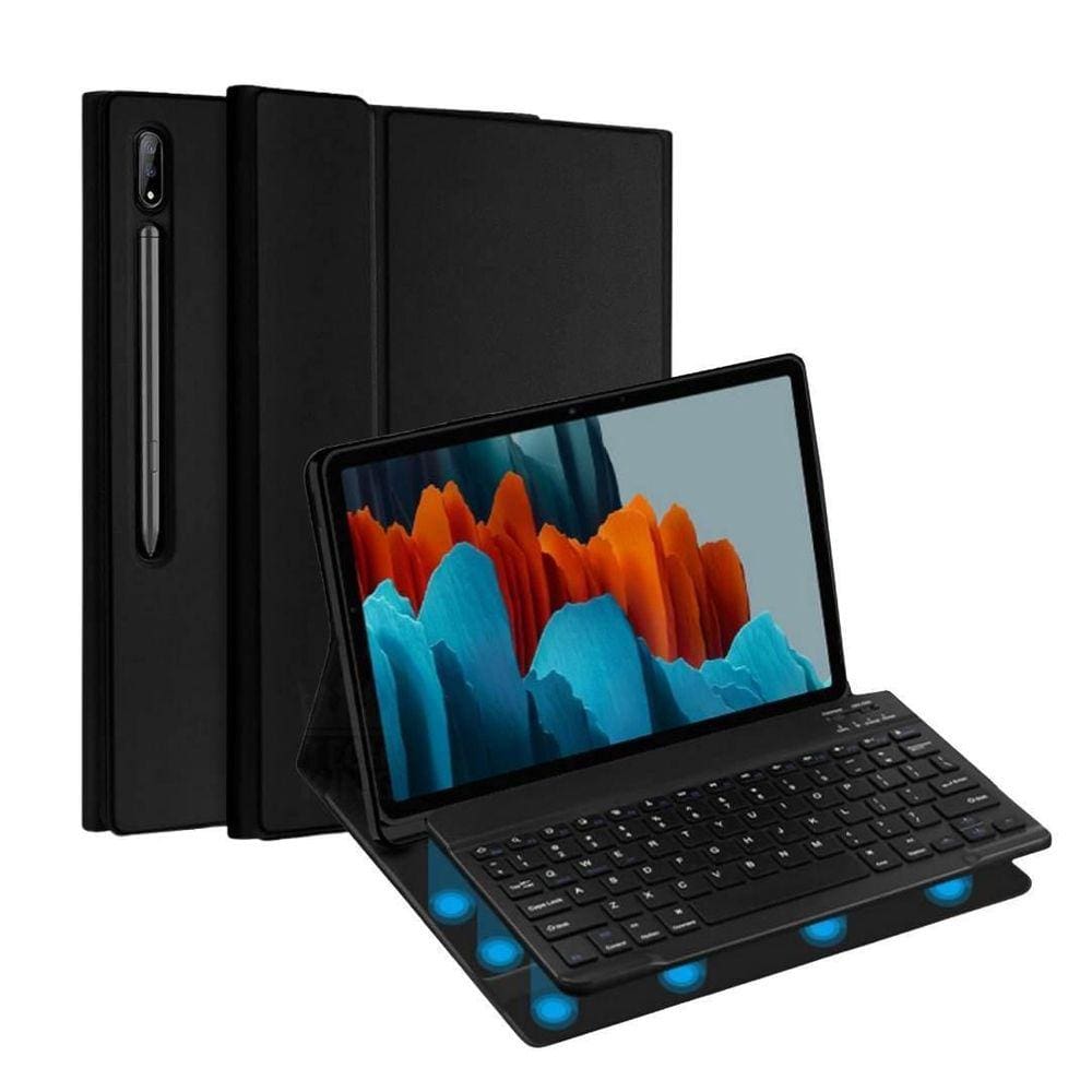 Capa Protetora Portátil Com Teclado Para Galaxy S7 Plus 2020