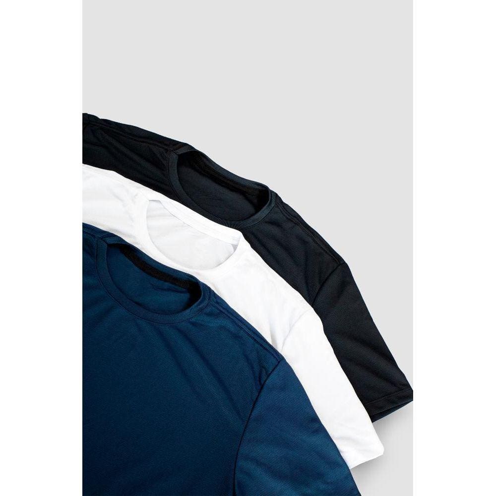 Kit 3 Camisetas Masculinas Dry Fit Para Corrida e Academia