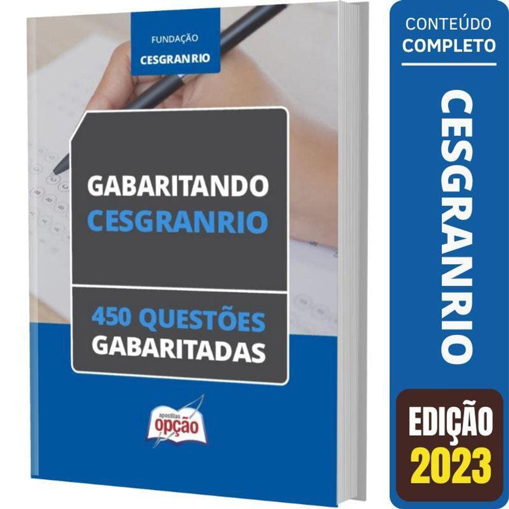 Caderno De Testes Cesgranrio - Questões Gabaritadas