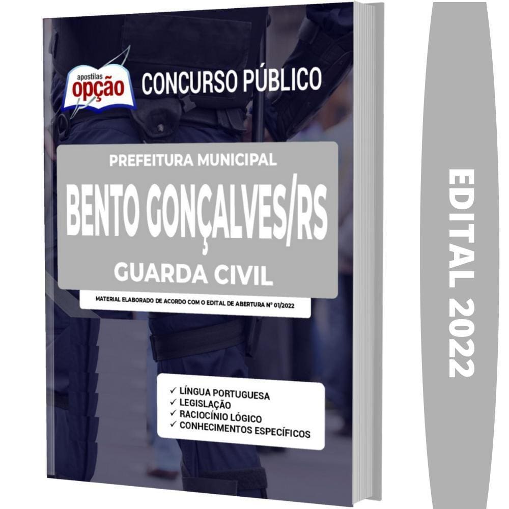 Apostila Prefeitura Bento Gonçalves Rs - Guarda Civil