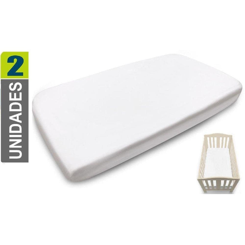 Kit 2 Capa Proteção Berço Antibactéria Antimofo Impermeável