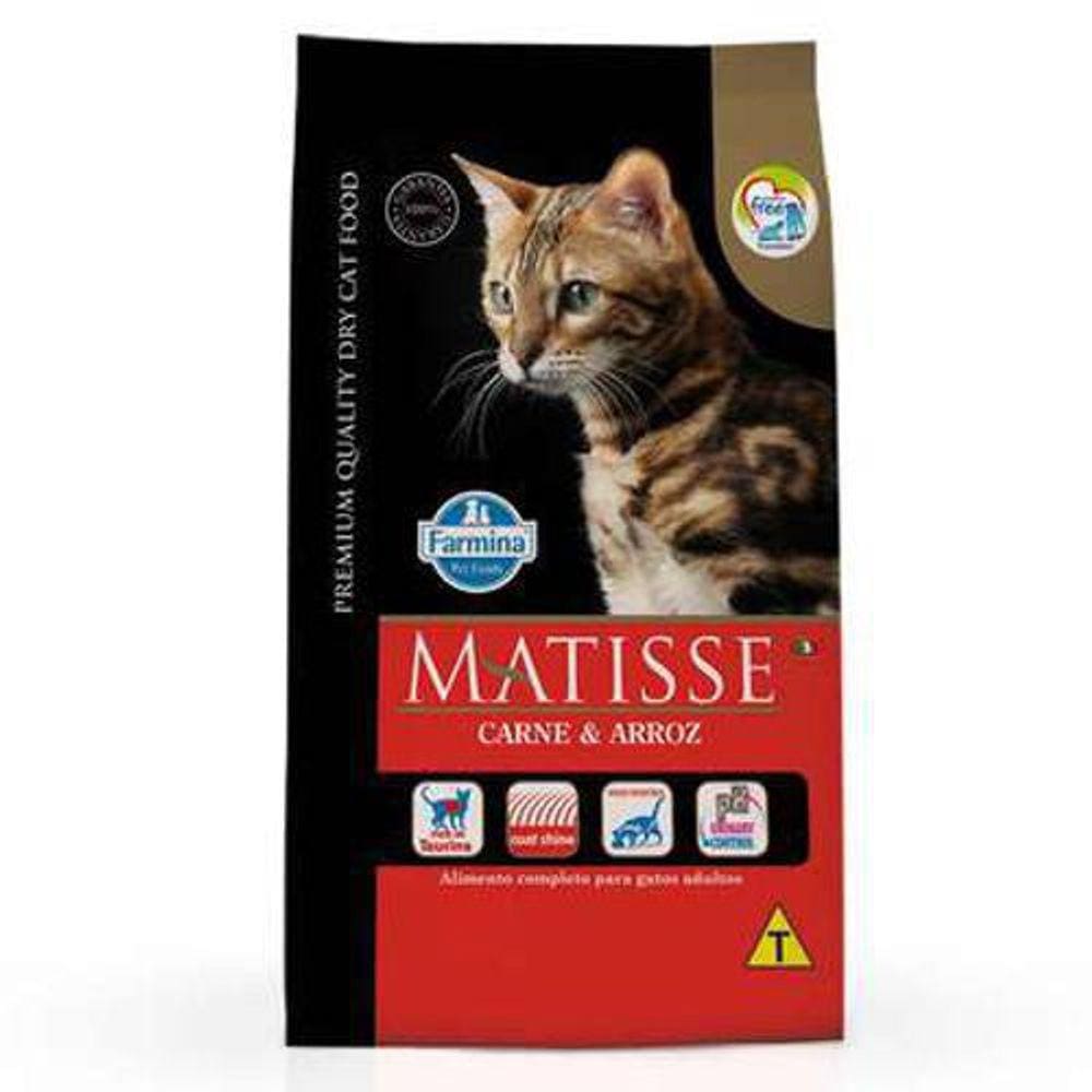 Ração Matisse Carne E Arroz Para Gatos Adultos 2Kg