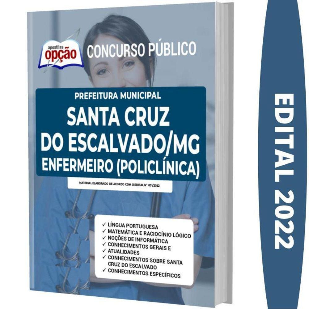 Apostila Santa Cruz Do Escalvado - Enfermeiro  Policlínica