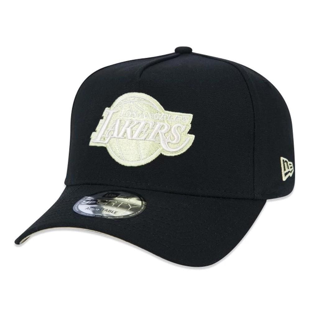 Boné New Era Los Angeles Lakers 940 A-Frame Preto