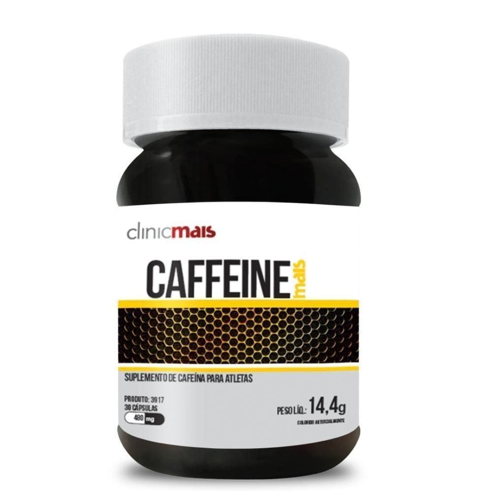 Cafeína 30 Cápsulas 480mg Clinicmais