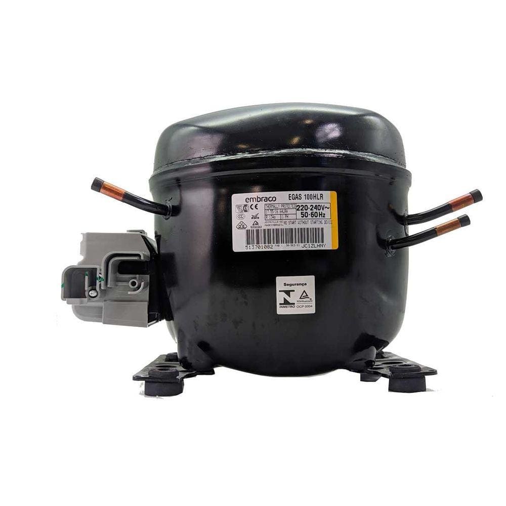 Motor Compressor 1/3 Egas100Hlr Embraco Gás R134 220V