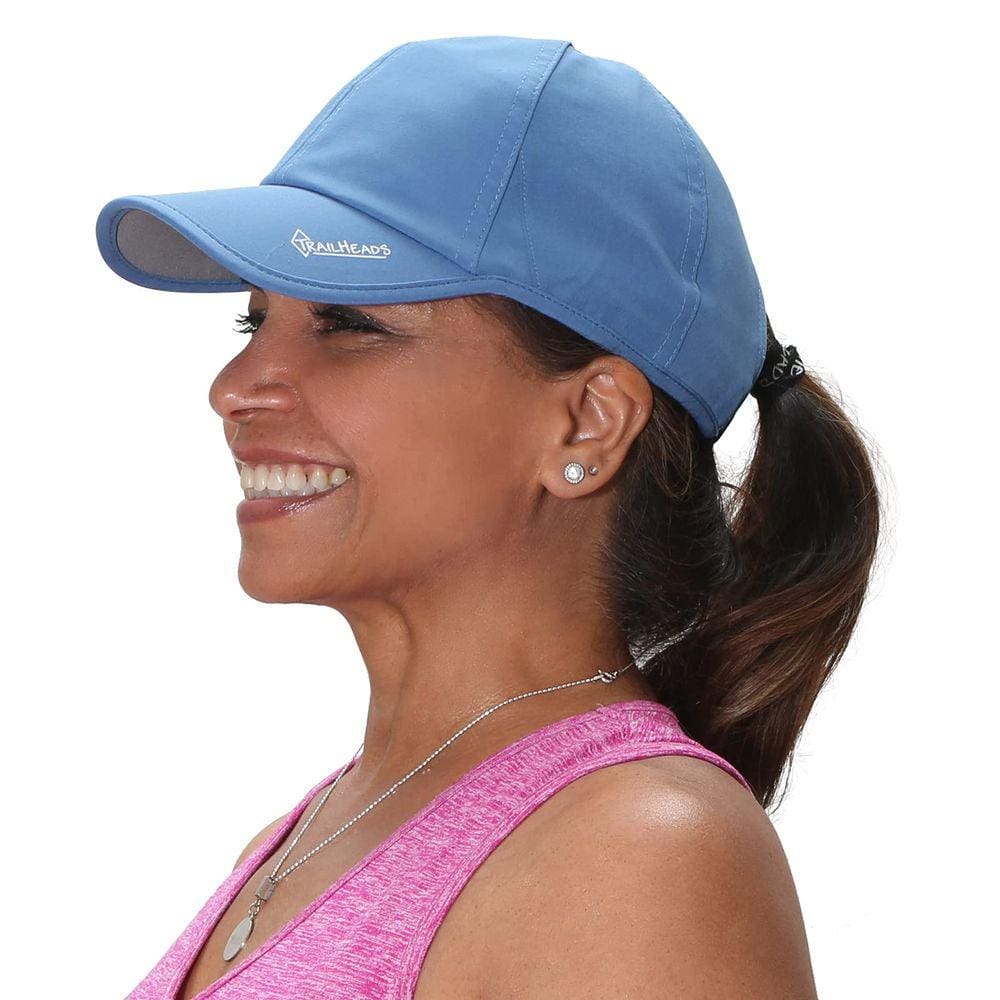 Chapéu de corrida TrailHeads Women UV Protection Dusk Blue