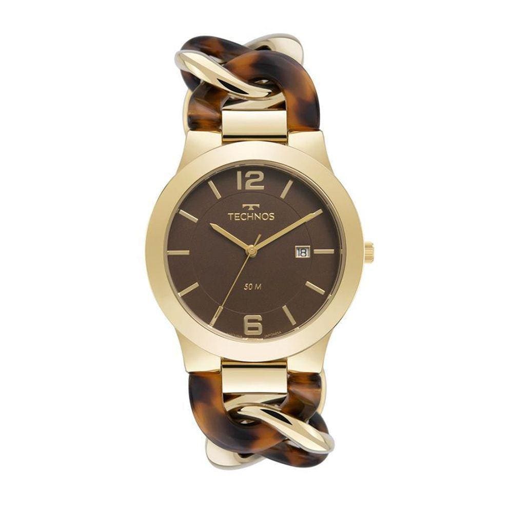 Relógio Technos Feminino 2115Tut/1M Bracelete Dourado