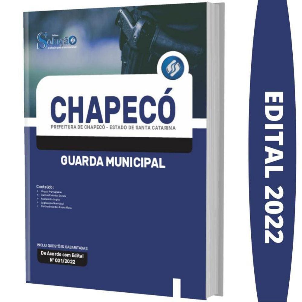 Apostila Prefeitura Chapecó Sc - Guarda Municipal