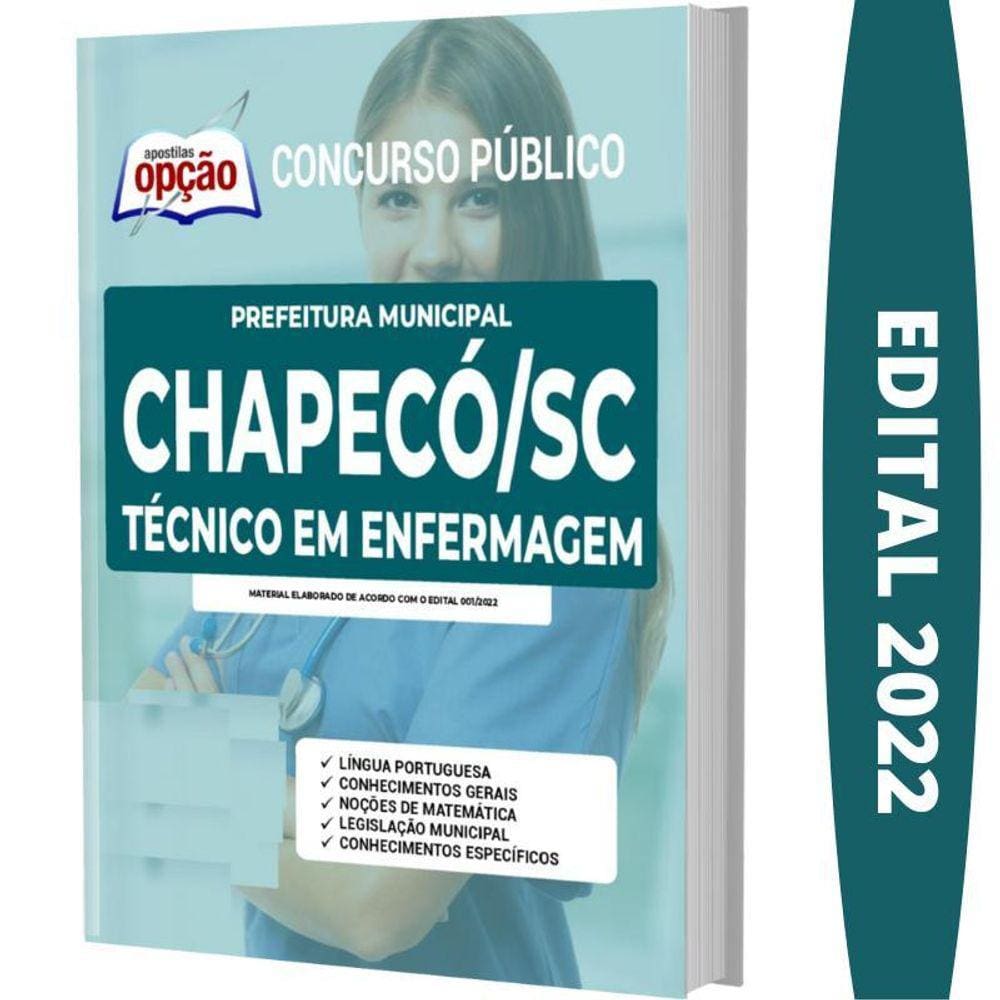 Apostila Prefeitura Chapecó Sc - Técnico Em Enfermagem