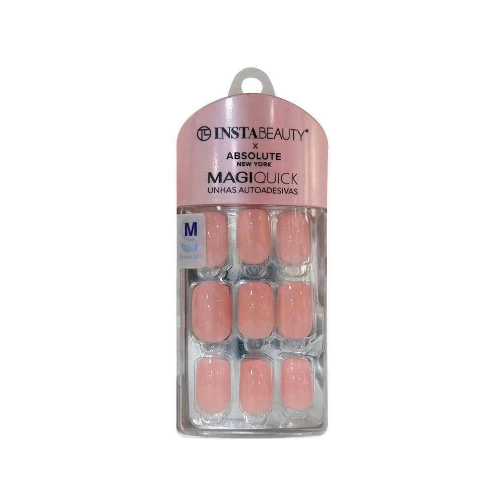 Unhas Autocolantes Quadradas Absolute NY Mocha Brown 24 un.