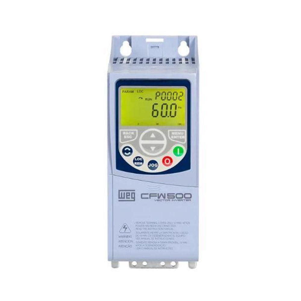 Inversor Frequência Weg Cfw500 3Cv 220V 9,6A Entrada