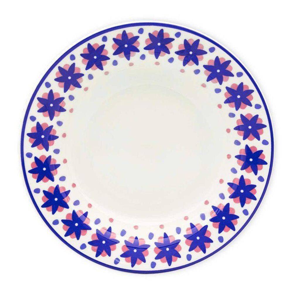 Jogo De 6 Pratos Fundos 21,5 Cm Donna Sossego