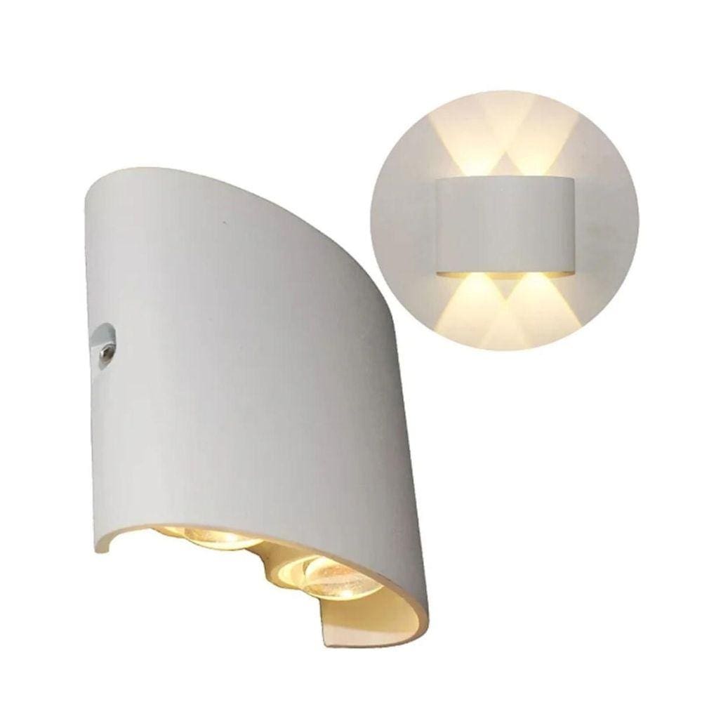 Arandela LED Lentille Branca - 4w, 3000k, Bivolt