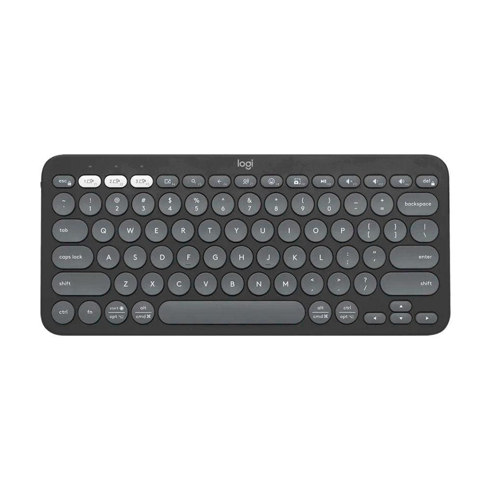 Teclado Sem Fio Logitech Pebble Keys 2 K380s Bluetooth Grafite US