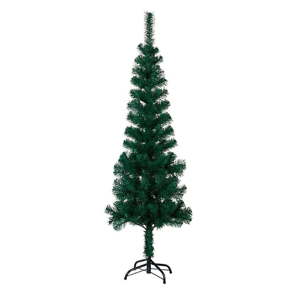 Arvore De Natal Slim Fina 180Cm Pinheiro Verde 320 Galhos