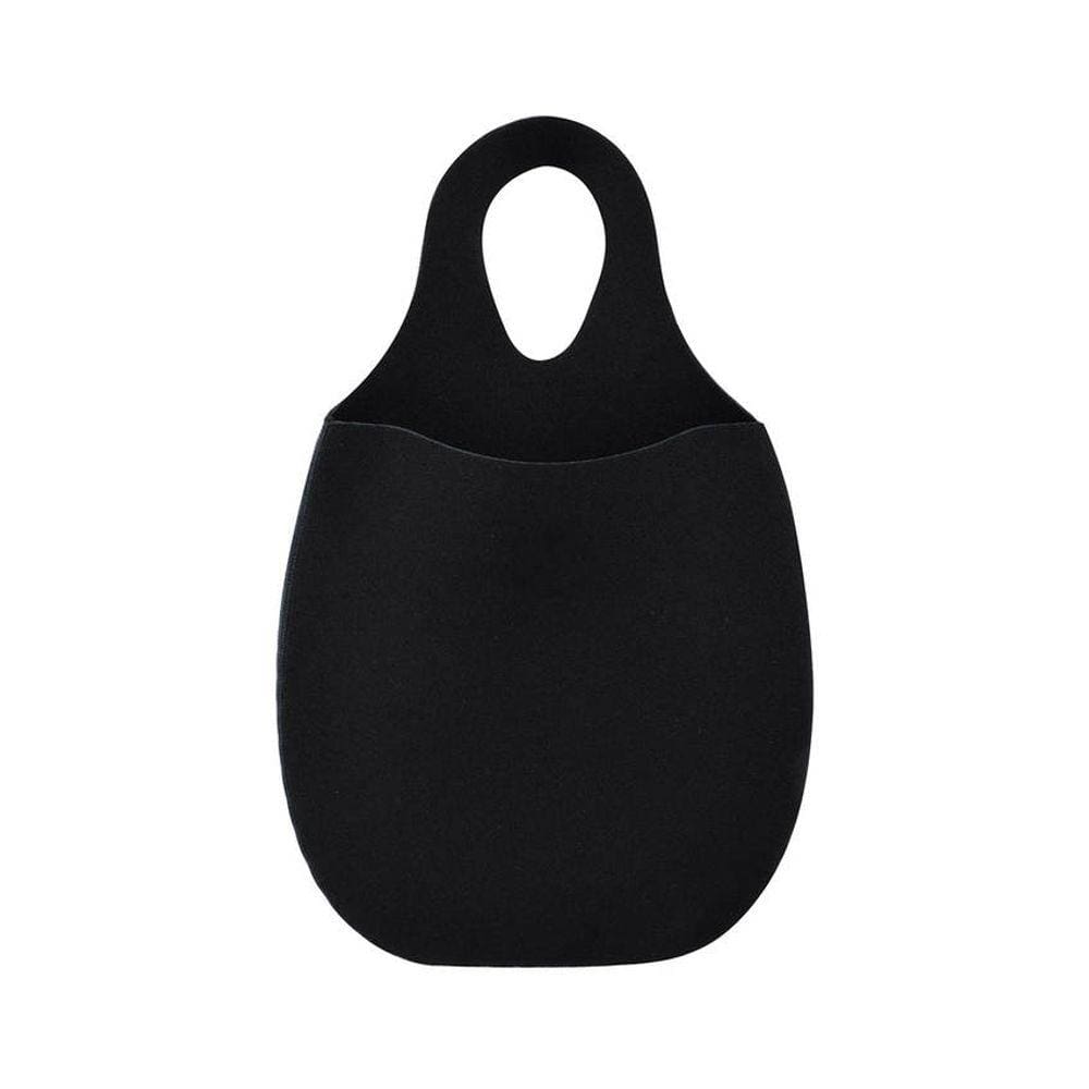 Lixeira para carro em neoprene - Preto / Azul