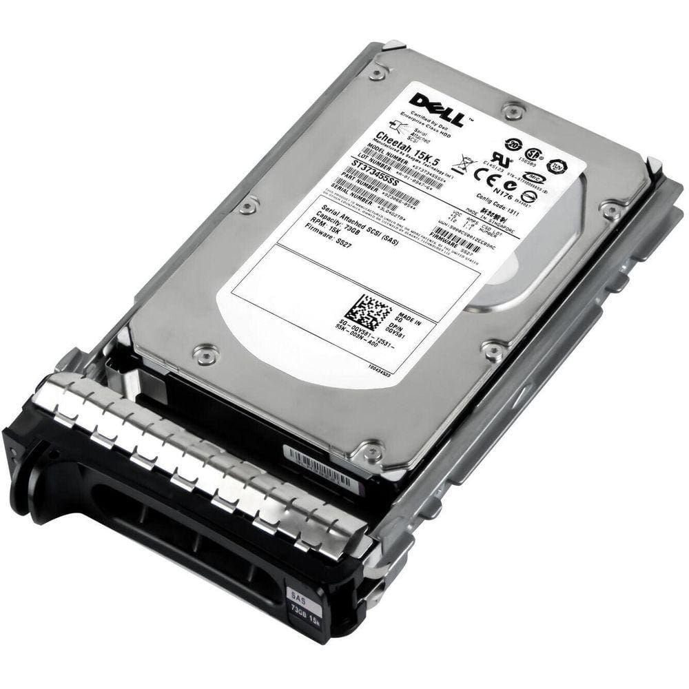 Hd Sas Dell 73GB 15K 0GY581 GY581 ST373455SS - Novo