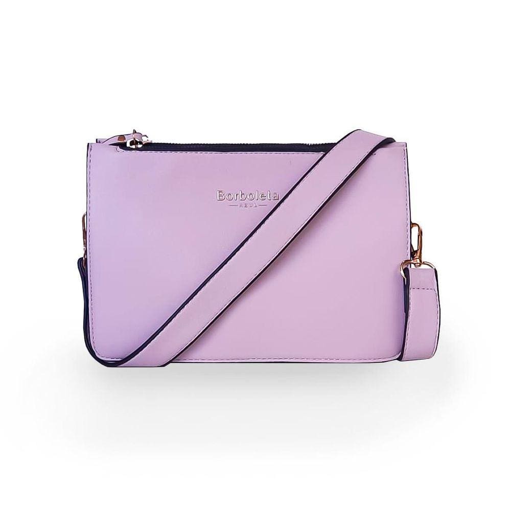 Bolsa Feminina Couro Nalu Transversal Tiracolo Moda Casual L