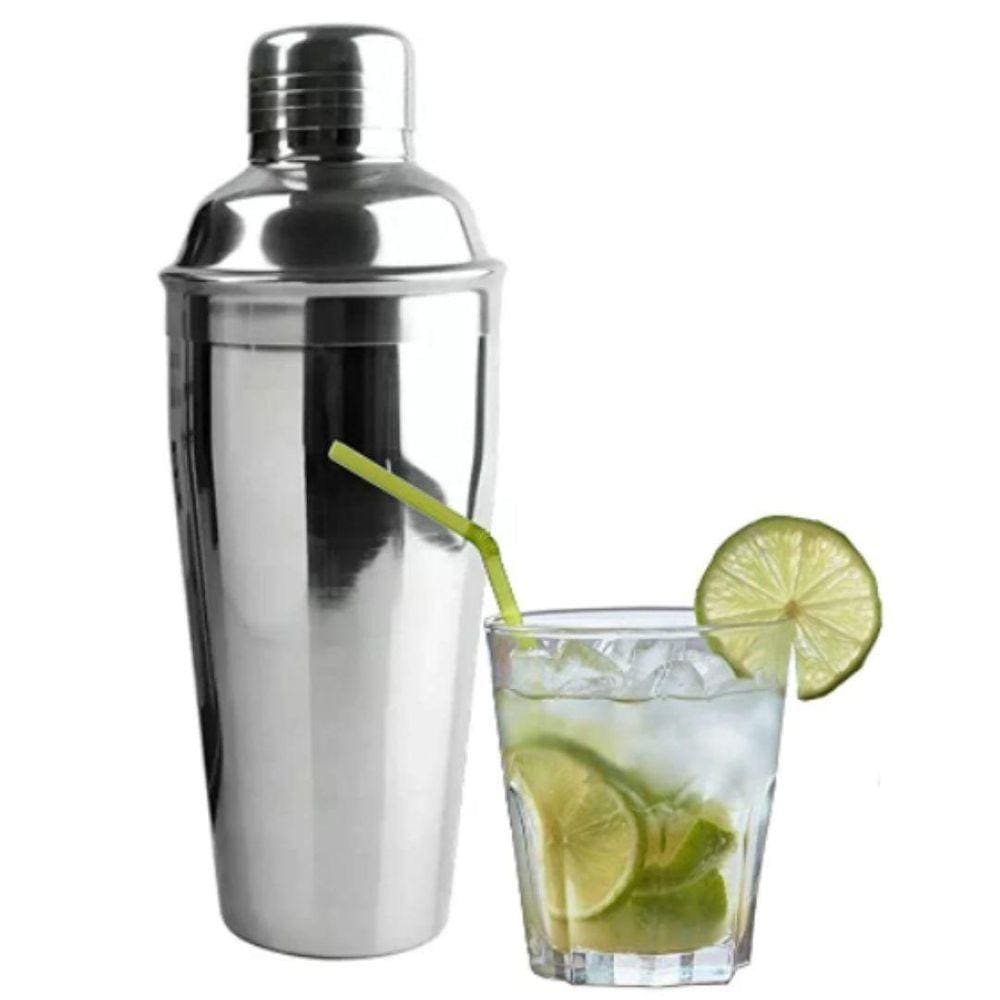 Coqueteleira Inox 500 Ml 3 Peças Drinks Caipirinha Bar