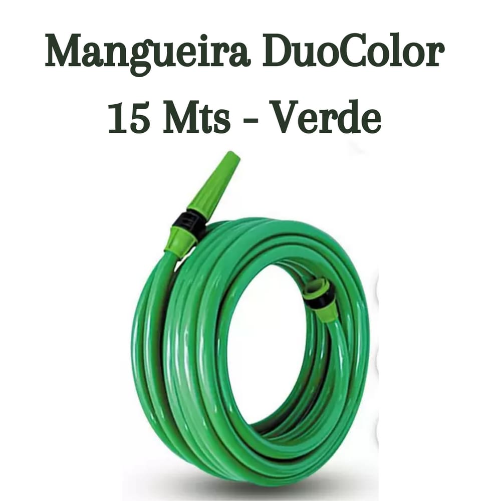 Mangueira Duocolor P/jardim E Áreas Externas 1/2 C/15Metros