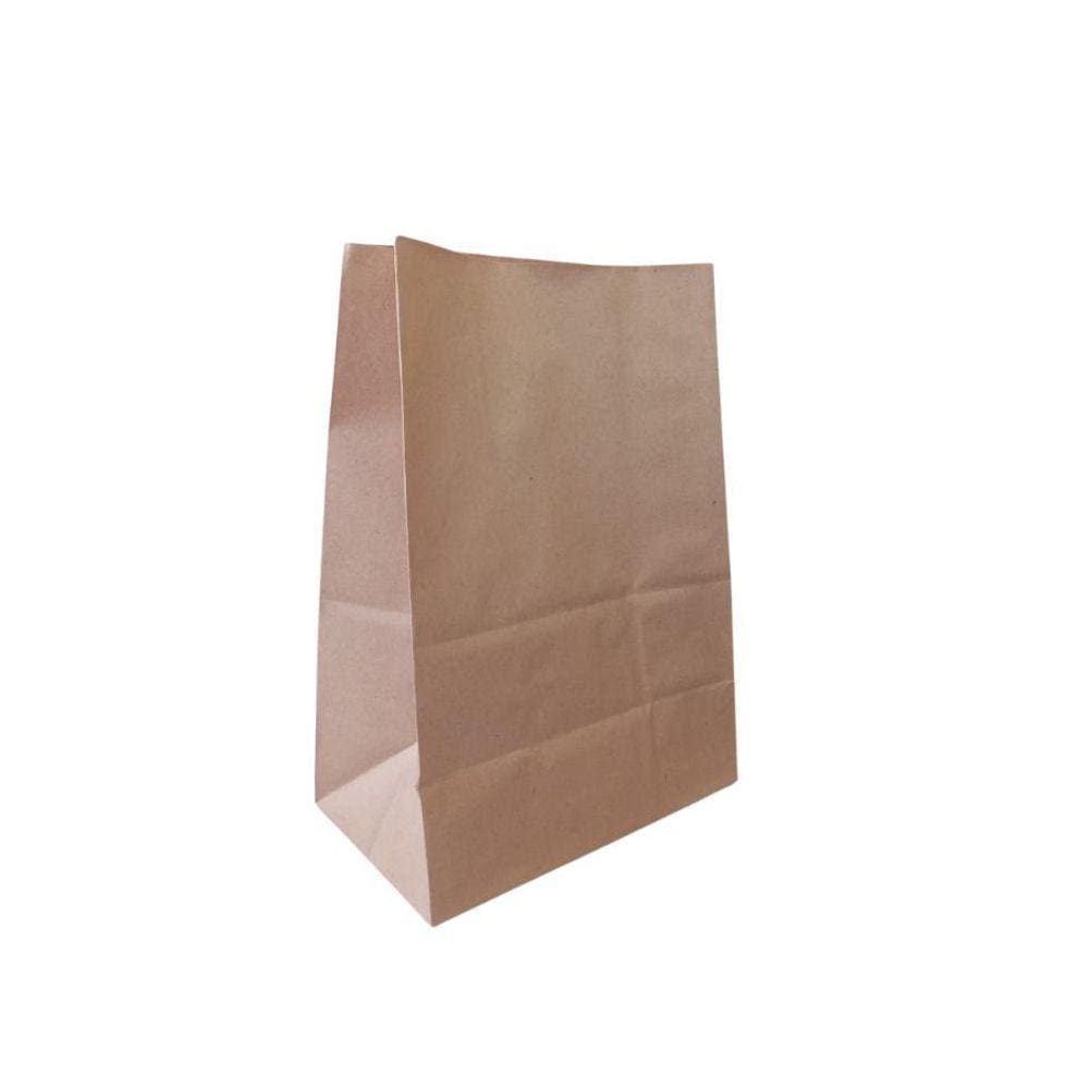 Sacos Papel Kraft Liso Para Delivery 32X20X38Cm Com 50 Un.