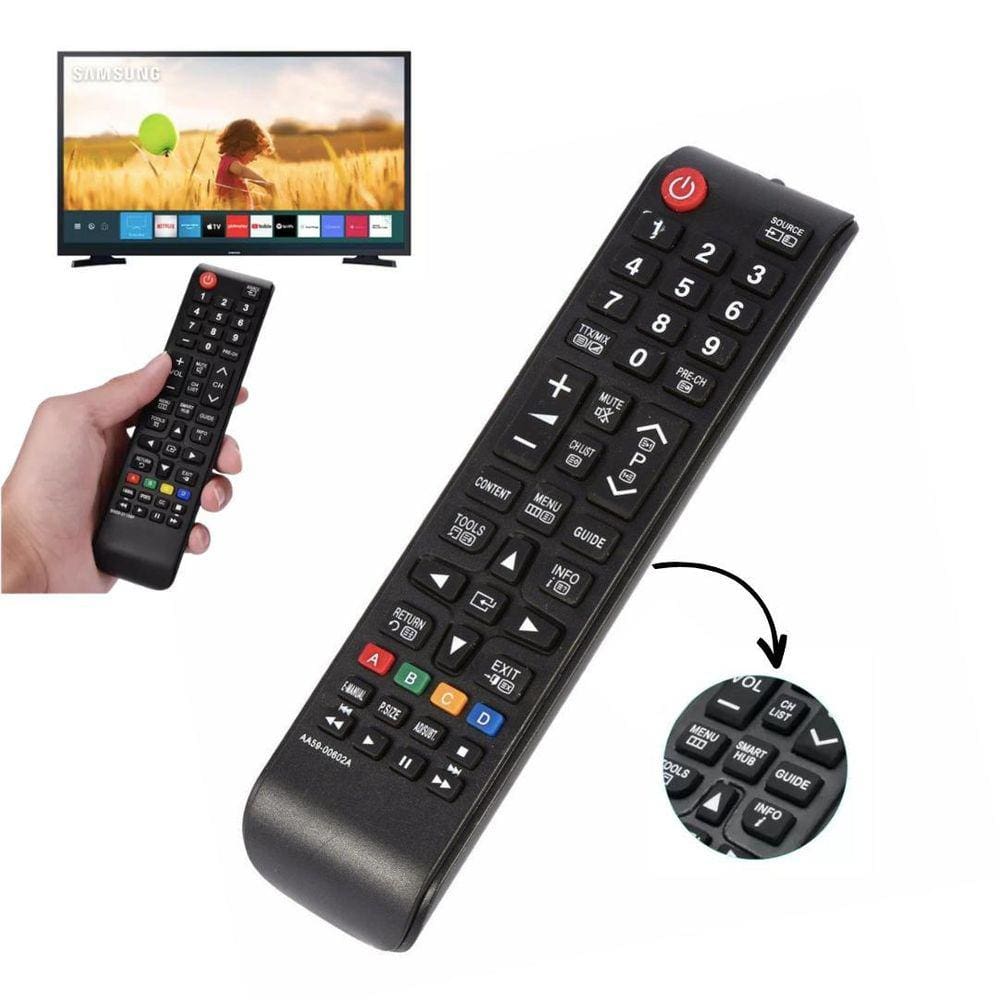 Controle Remoto Tvs Smart Compatível Todos Os Modelos +