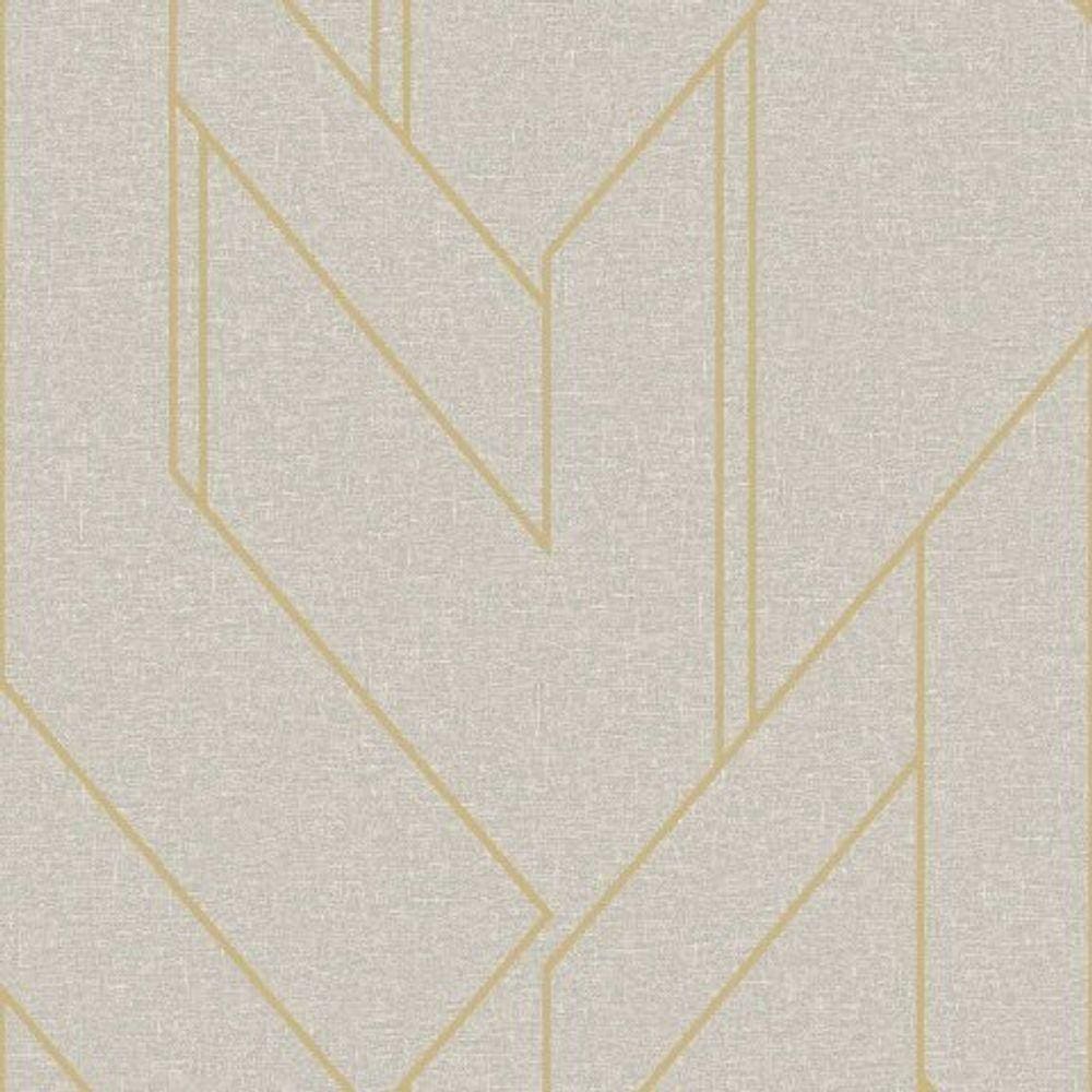 Papel de Parede Bobinex Essencial Geométrico Cinza 4304