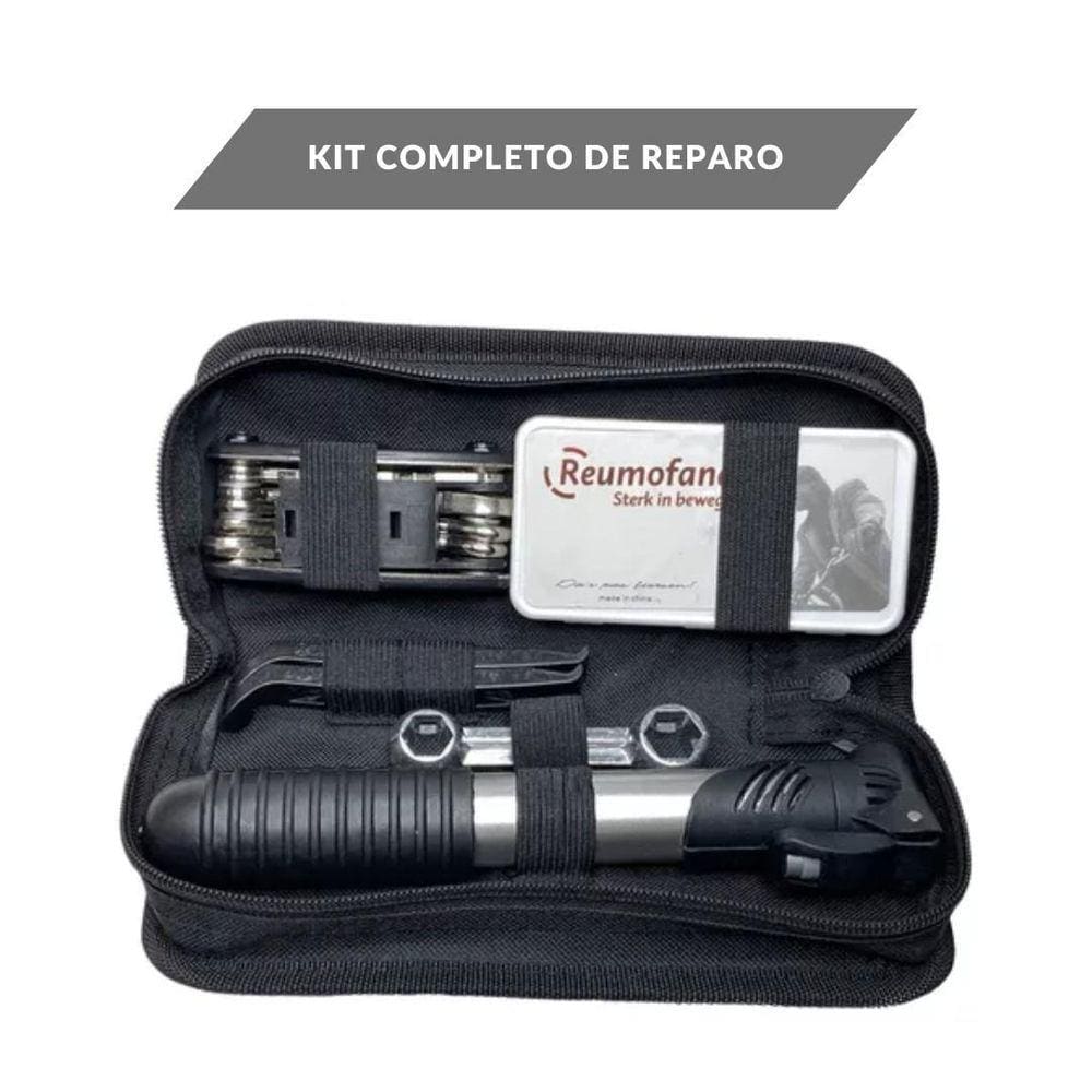 Kit Ferramentas De Reparo Quadro E Pneu Bolsa Completa +