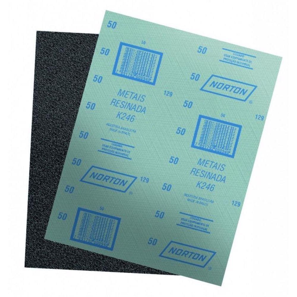 Lixa Ferro Metalite Gr220 50X45000 K246 - Norton Rolo