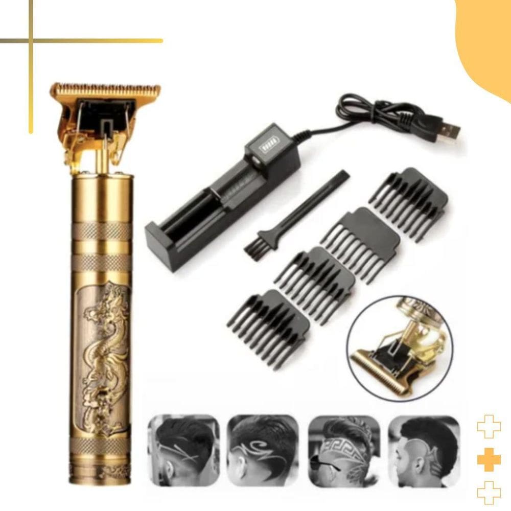 Aparador De Pelo Dourado Profissional 110V/240V