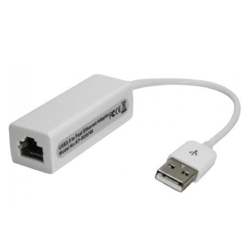 Adaptador USB Ethernet 10/100Mbps - Cabo 150mm