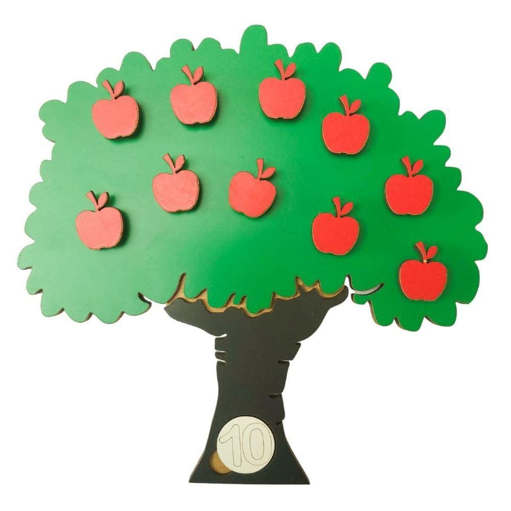 Árvore Magnética Conte até 10 - Brinquedo Educativo
