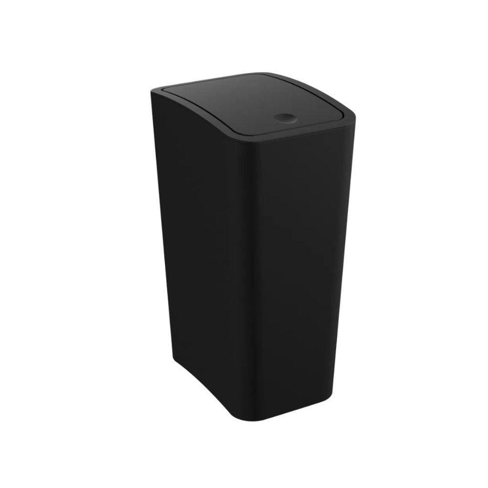 Lixeira Com Tampa Click 2 - Astra Preto