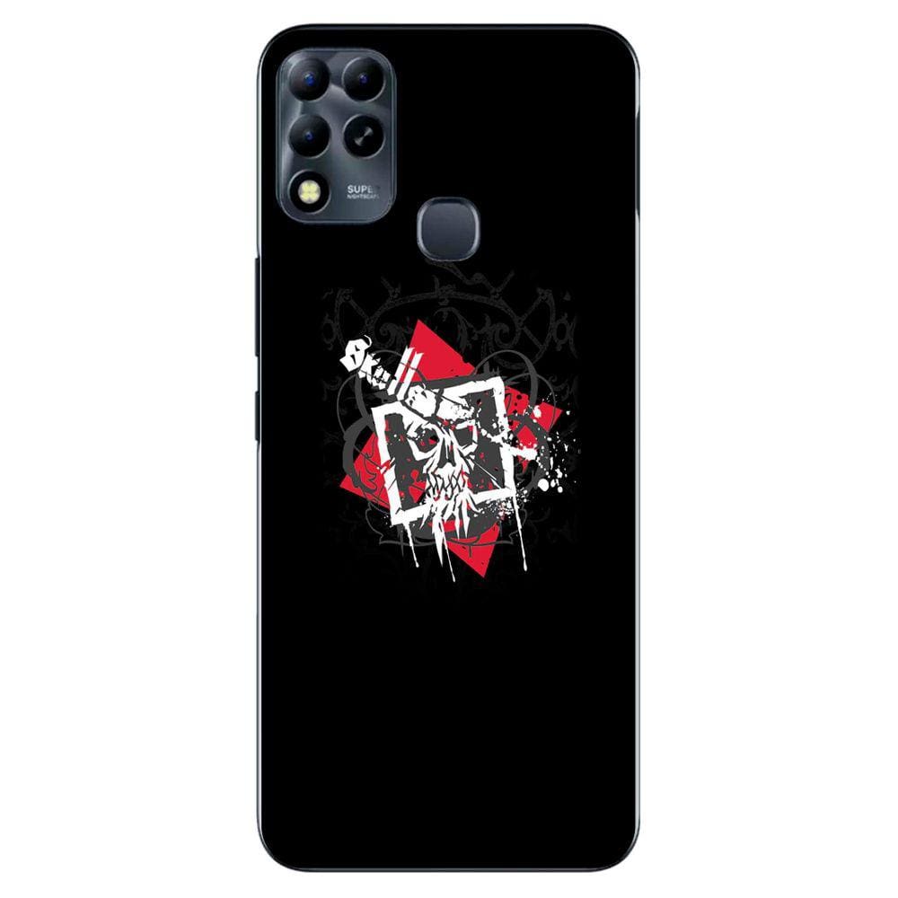 Capa Adesivo Skin015 Verso Para Infinix Hot 11 Play