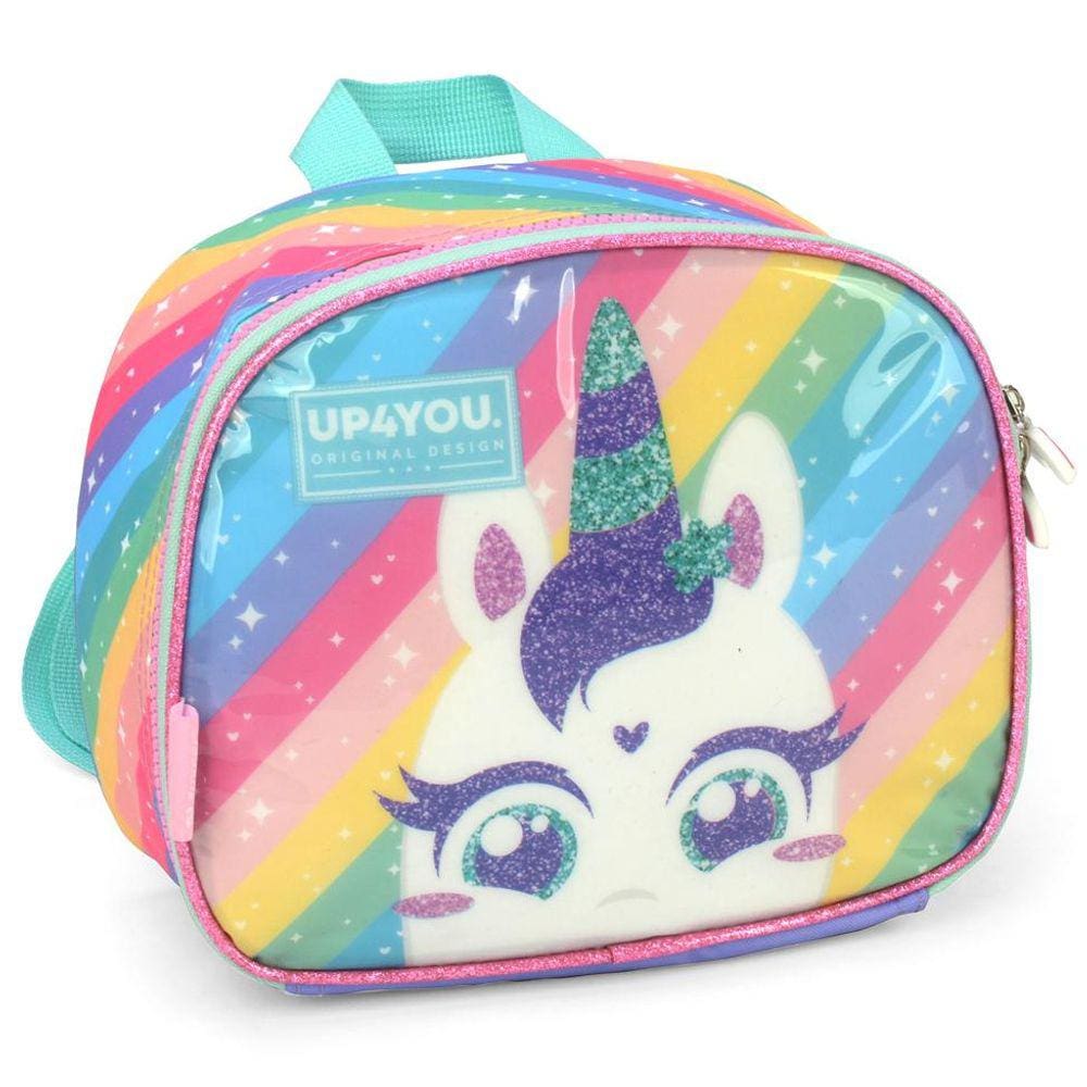 Lancheira Escolar Luxcel Up4You Unicórnio Lilás