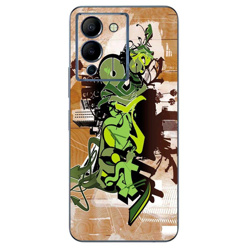 Capa Adesivo Skin072 Verso Para Infinix Note 12 G96