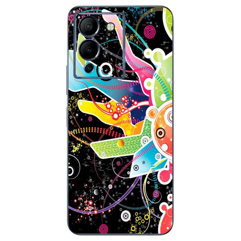 Capa Adesivo Skin058 Verso Para Infinix Note 12 G96