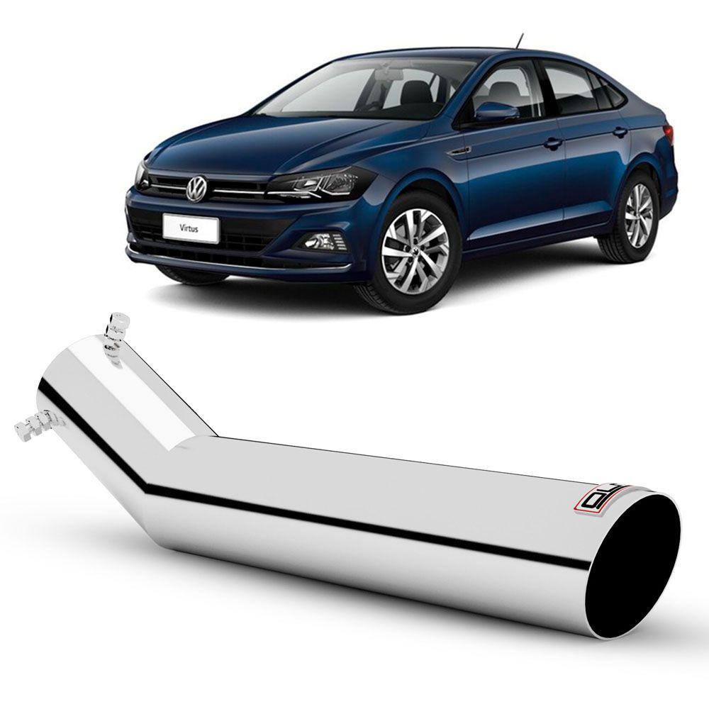 Ponteira De Escapamento Volkswagen Virtus 2018 Até 2023 Pop