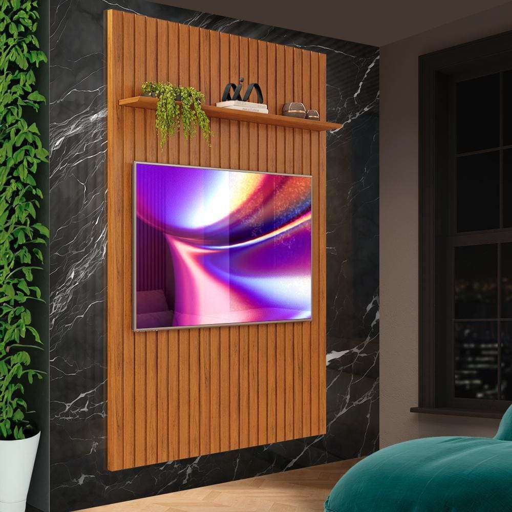 Painel Para TV de 60 Polegadas de Freijó
