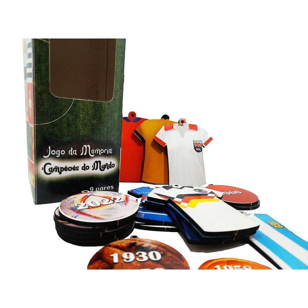 Jogo Da Memória Cognitivo Copa Todos Os Campeões Do Mundo
