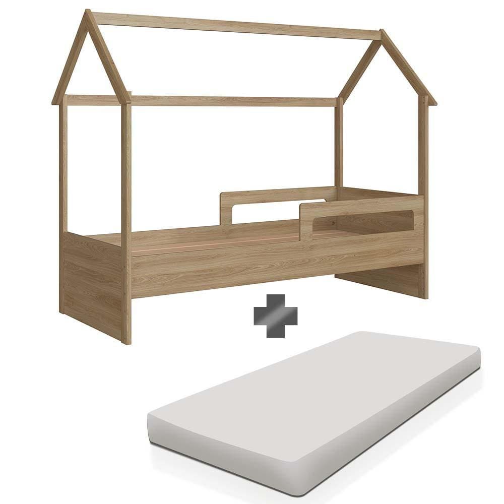 Cama Montessoriana com Colchão Solteiro