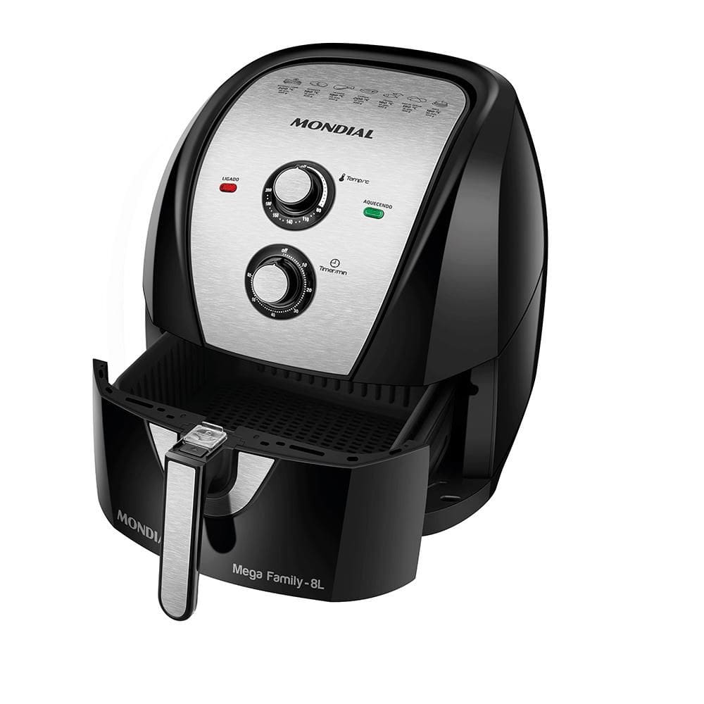 Fritadeira Sem Óleo Mondial AFN-80-BI 8 Litros 1900W